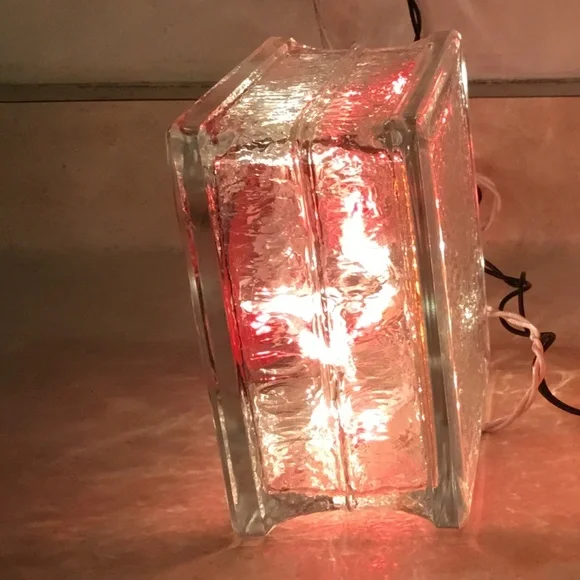 New, San Francisco 49ers HandPainted light up Stained glass block - Picture 4 of 4